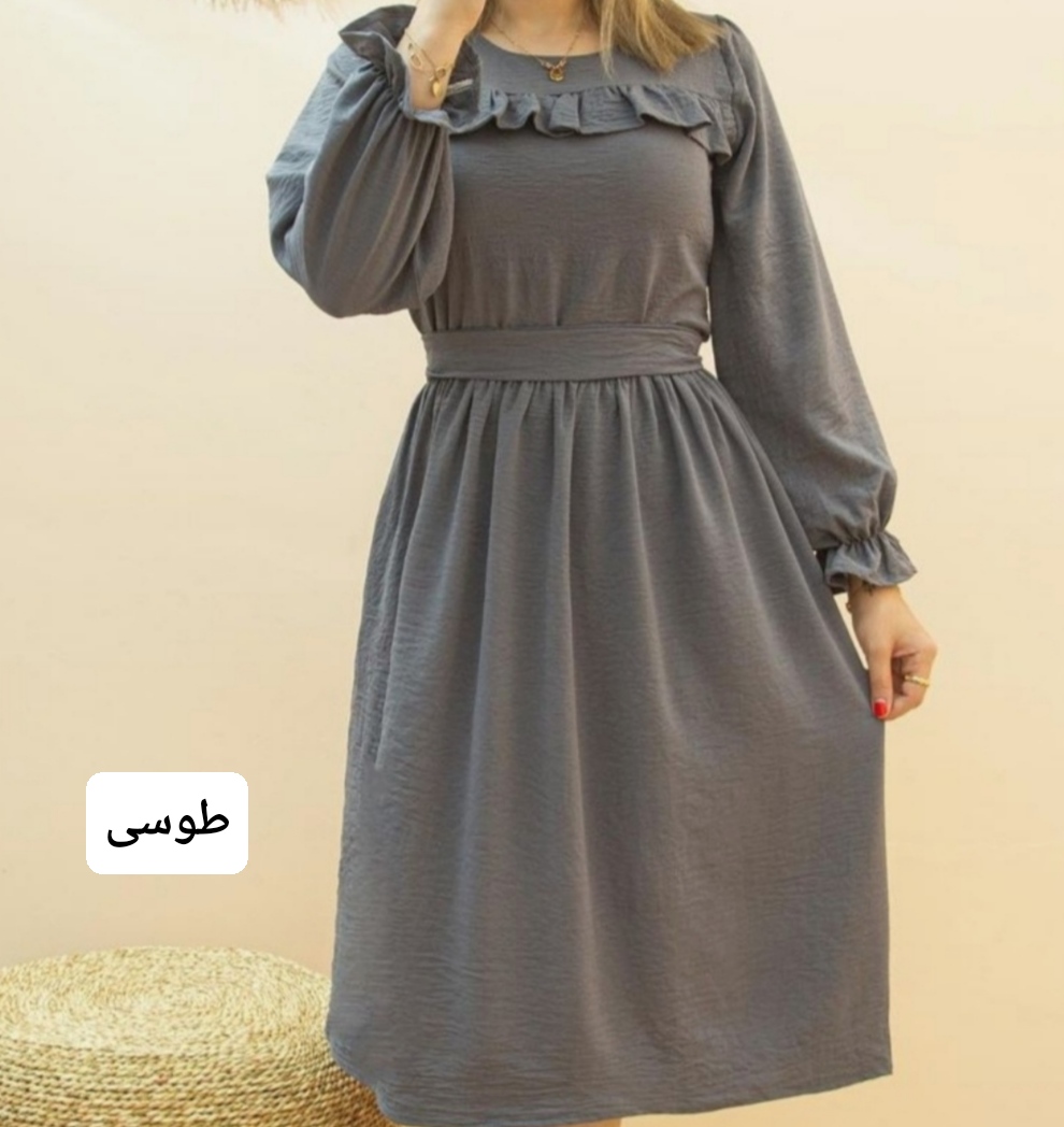 پیراهن زیبا و بلند بدون چروک