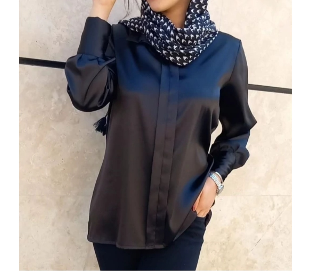 شومیز ساتن ال ایکس